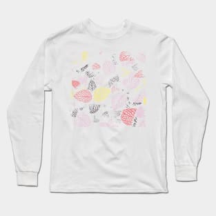 Autumn, Leaves Pattern 15 Long Sleeve T-Shirt